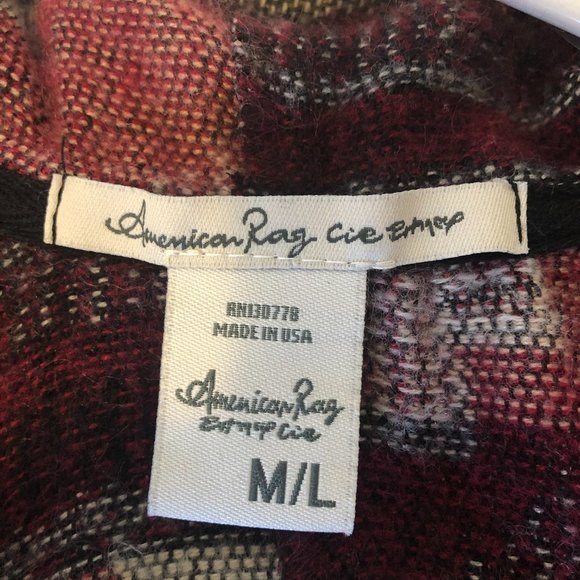 American Rag Multicolor Poncho - Picture 6 of 7